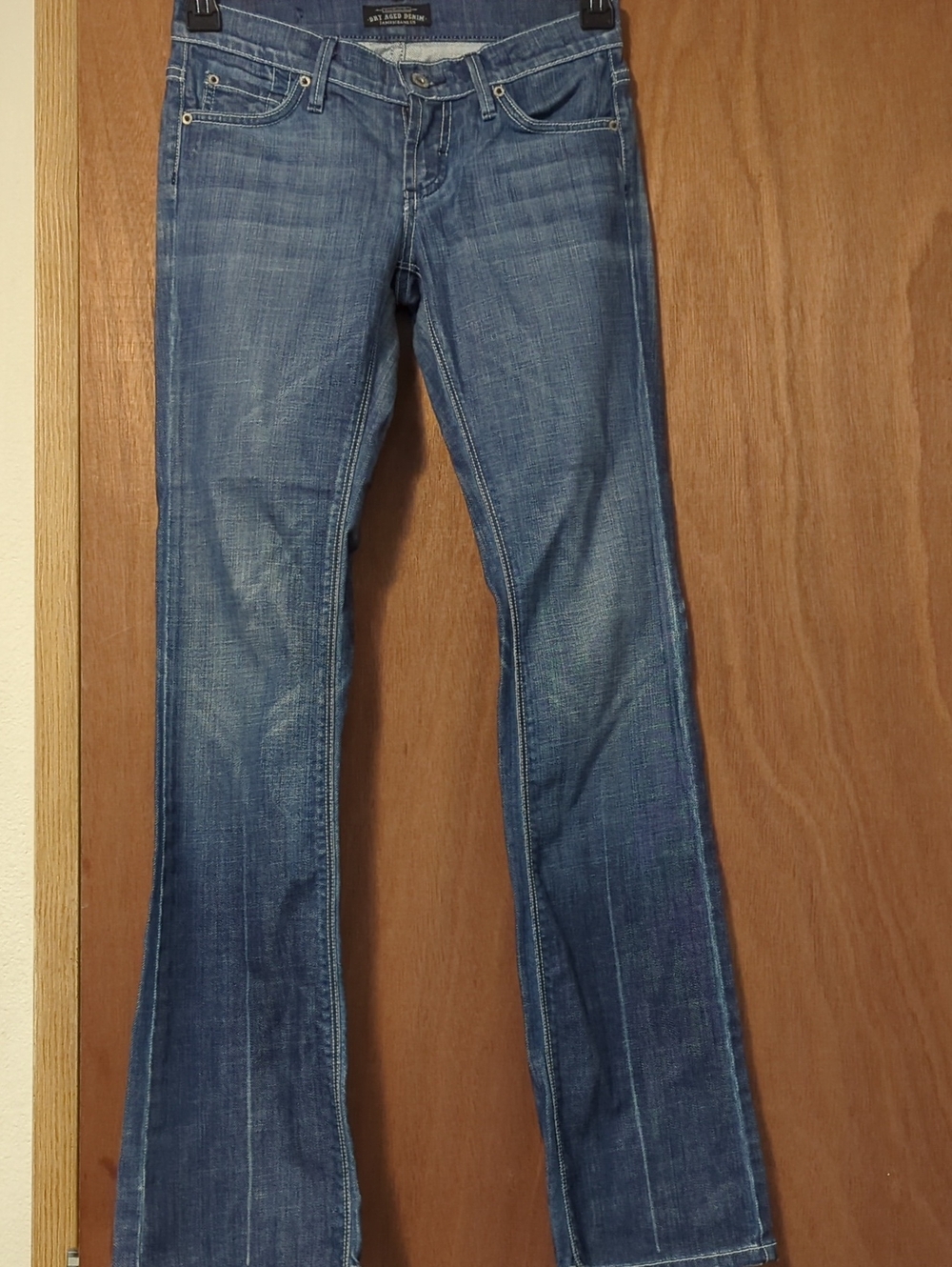 James Jeans Women's Flare Jeans in Medium Blue Wash